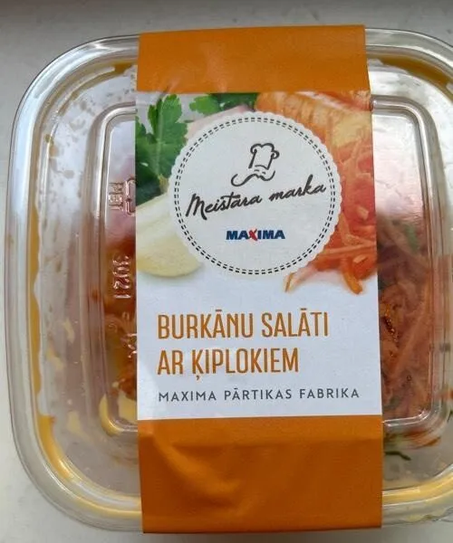 Burkānu salāti ar ķiplokiem
