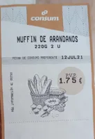 Muffin de arándanos