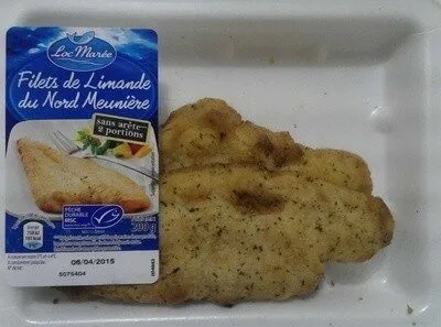 Filets de Limande du Nord Meunière