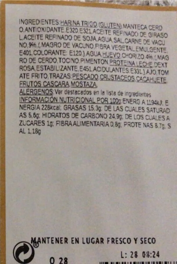 Pastel de carne