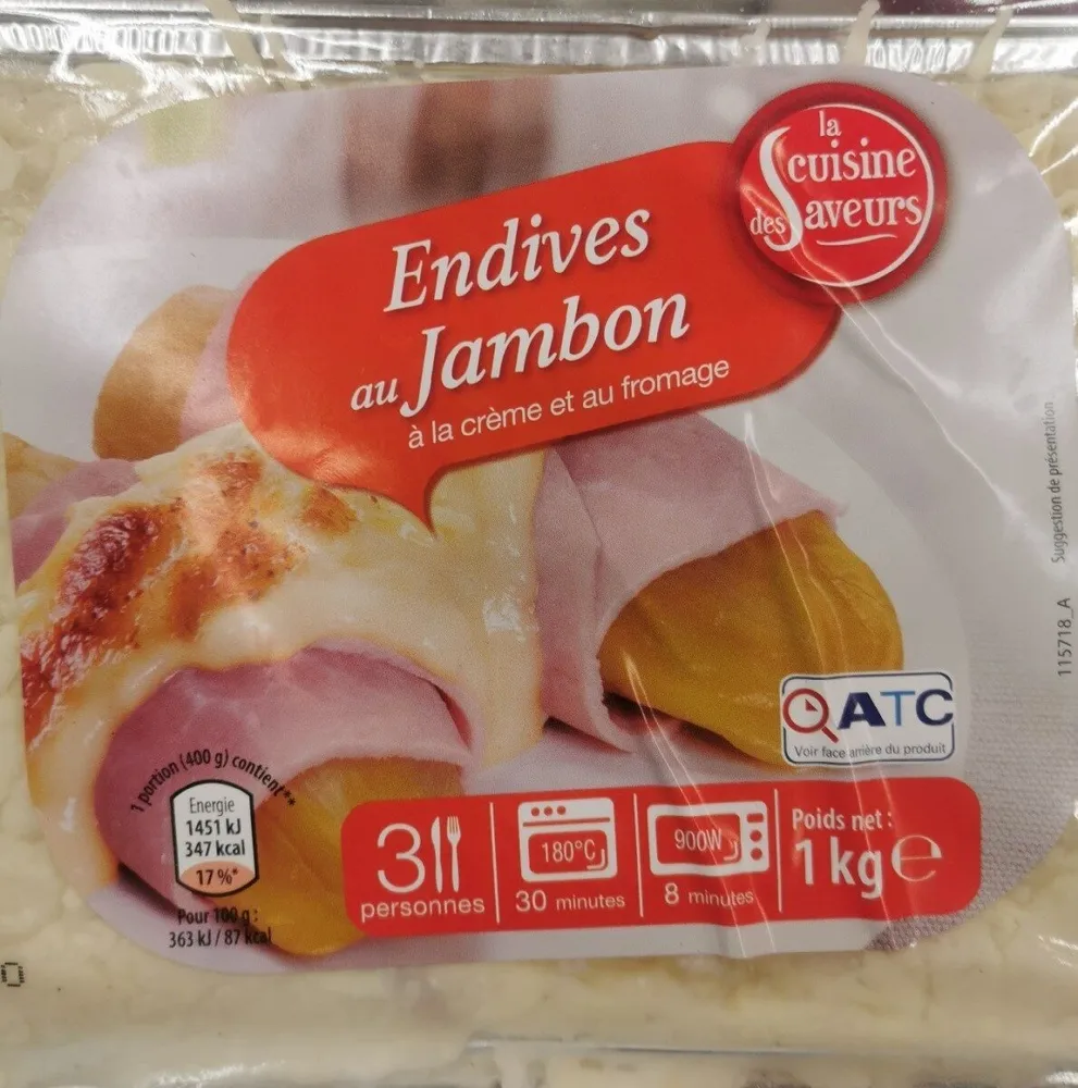 Endives au jambon