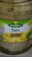 Poires Williams au sirop léger