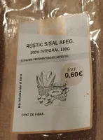 Pan rústico sin sal integral