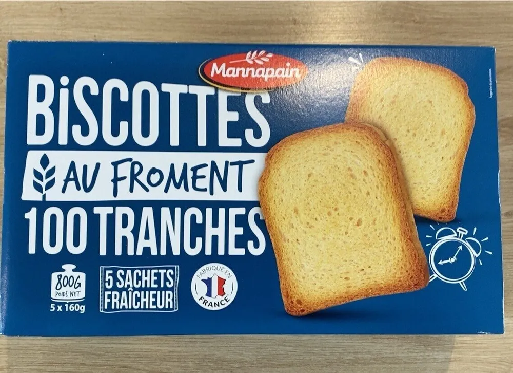 Biscottes Au froment