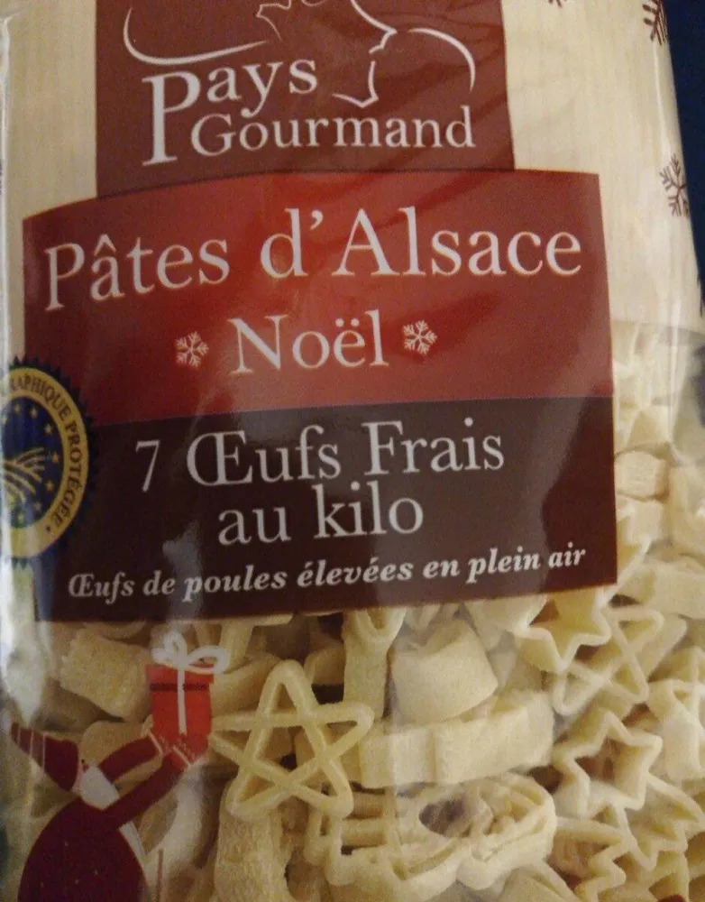 Pâtes d'Alsace Noël