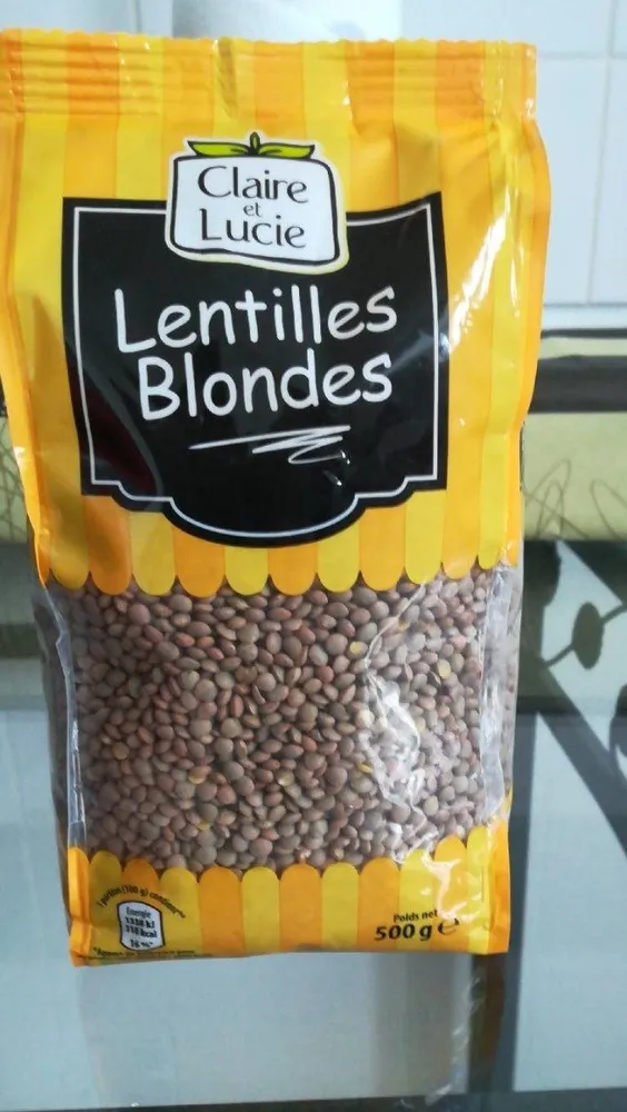 Lentilles blondes