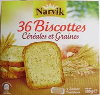 36 Biscottes Céréales et Graines