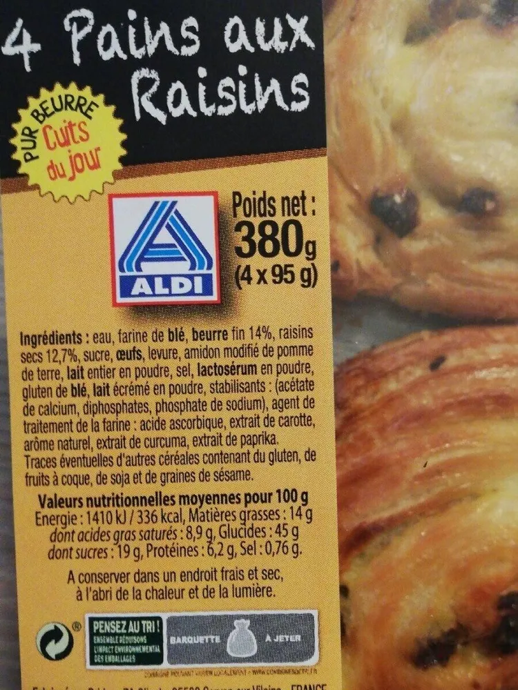 Pains aux raisins