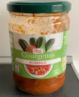 Courgettes au basilic