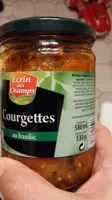 Courgettes au basilic