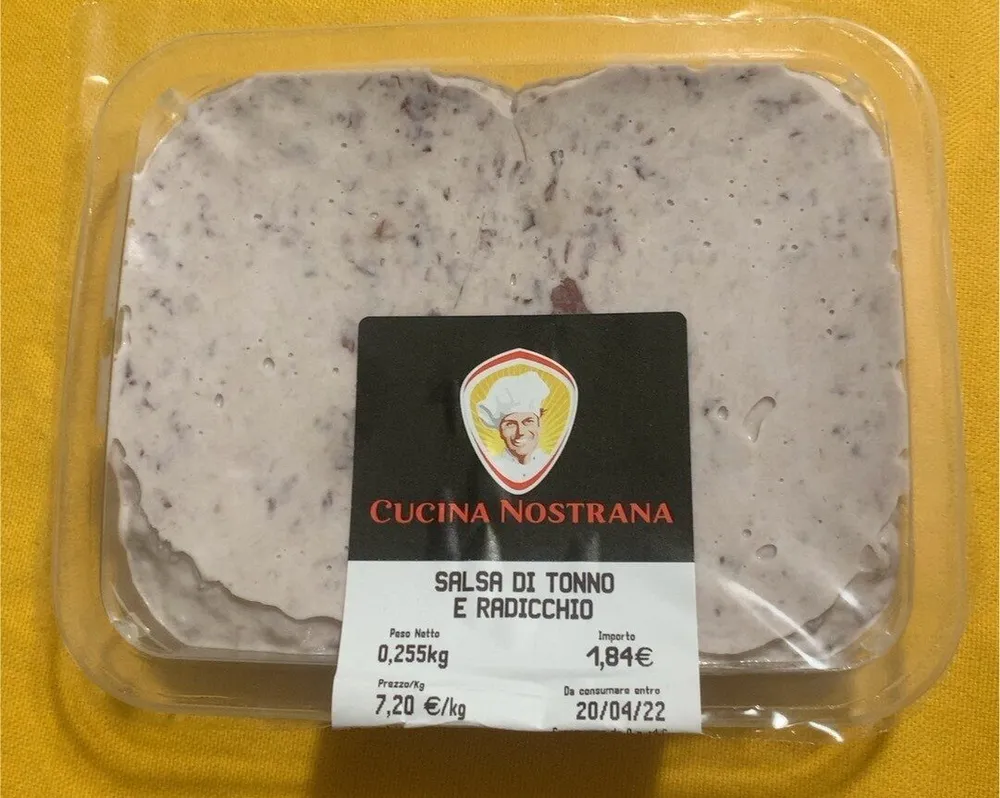 Salsa di tonno e radicchio