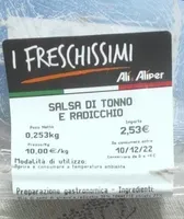 Salsa di tonno e radicchio