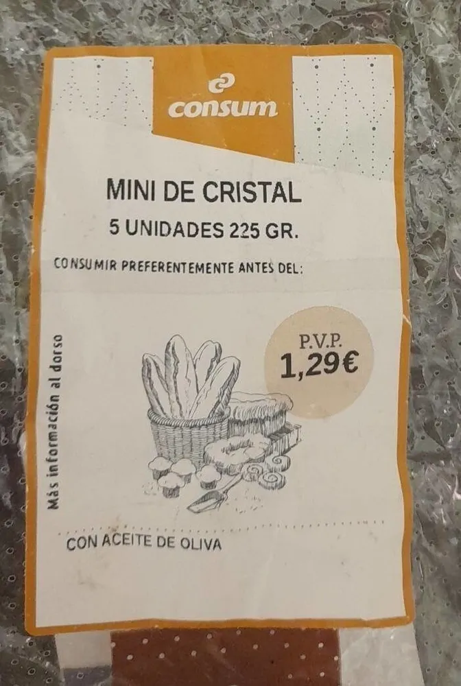 Pan mini cristal