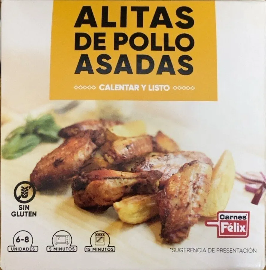 Alitas de pollo asadas