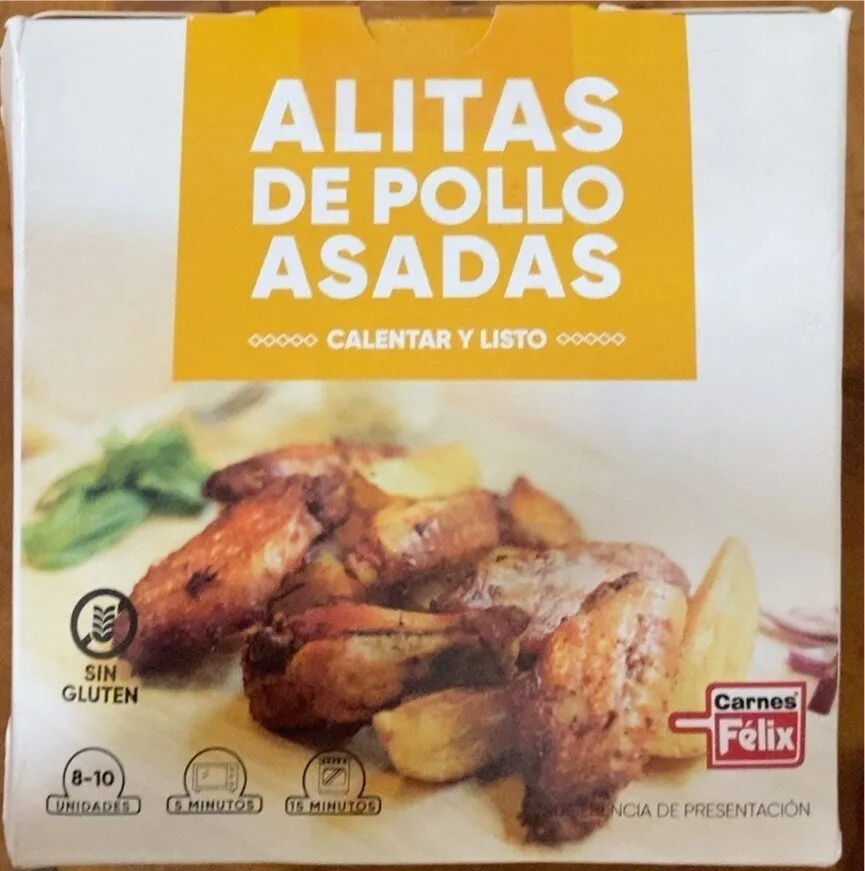 Alitas de pollo asadas
