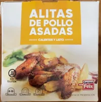 Alitas de pollo asadas