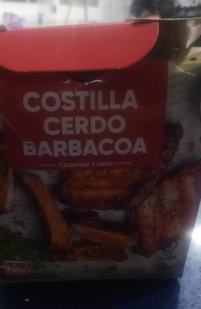 Costilla cerdo barbacoa