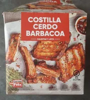 Costilla cerdo barbacoa