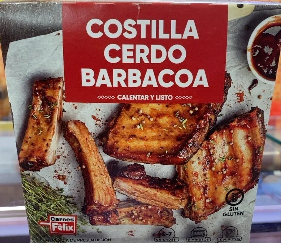 Costilla de cerdo barbacoa