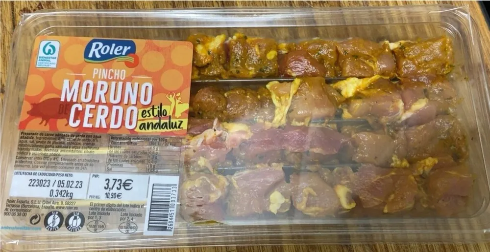 Pincho moruno de cerdo