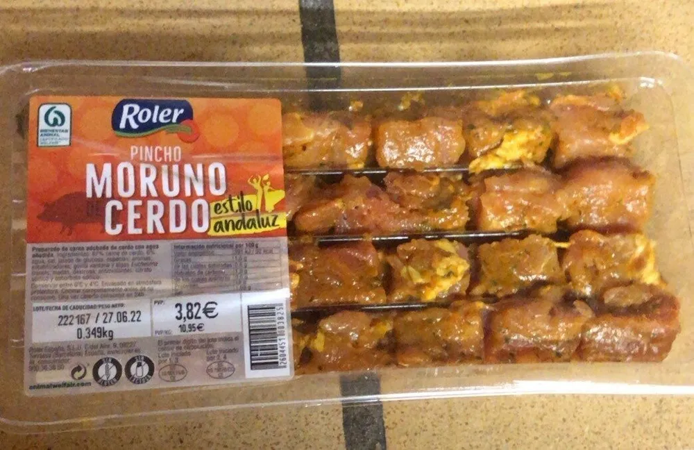 Pincho Moruno Cerdo estilo andaluz