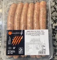 Longaniza fresca de pollo con ajo y perejil