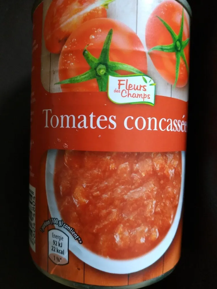 Tomates concassées au basilic