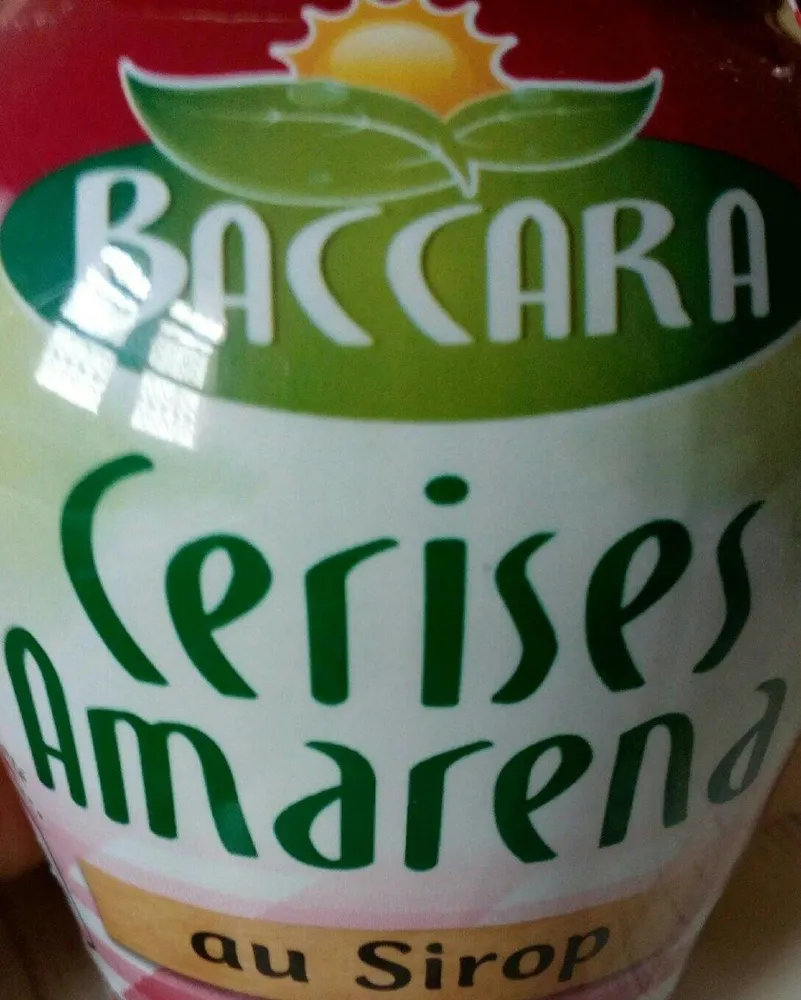 Cerises amarena au sirop