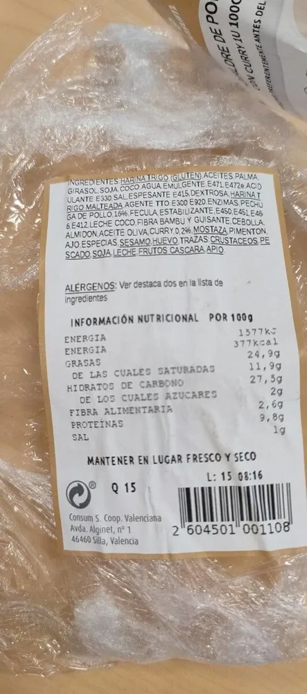 Hojaldre de pollo
