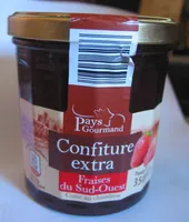 Confiture extra fraises du Sud-Ouest