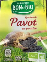Graines de pavot en poudre