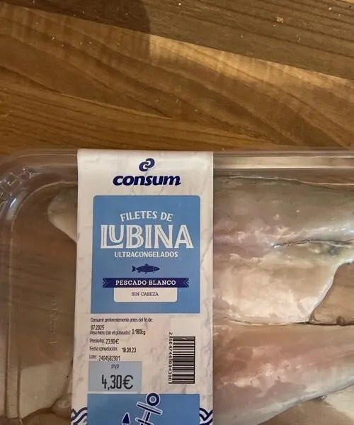 Lubina ultracongelada