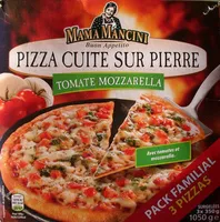 Pizza cuite sur pierre Tomate Mozzarella