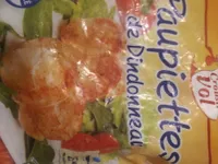 Paupiettes de dindonneau surgelées