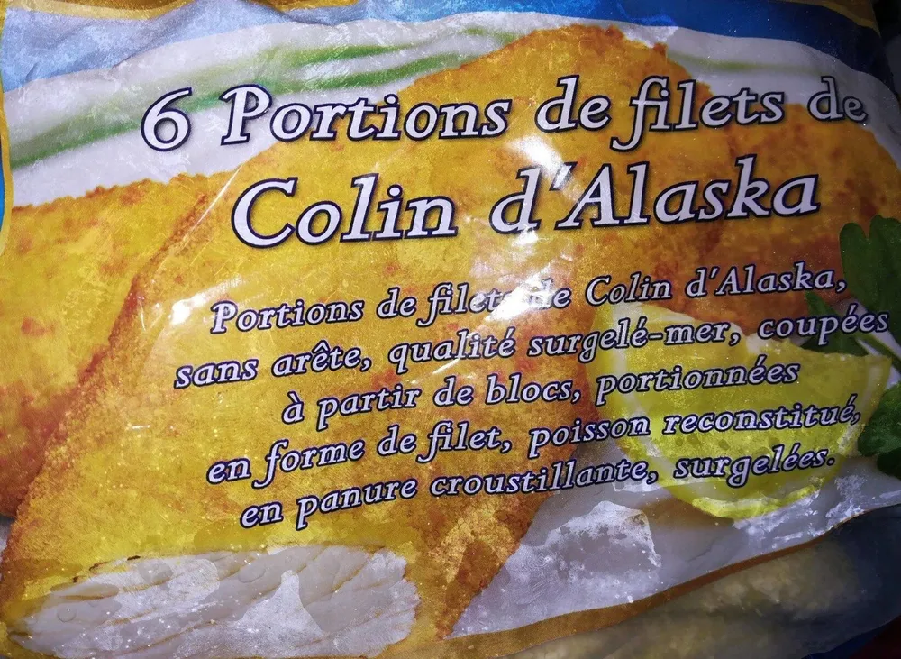 Filets de colin d'alaska