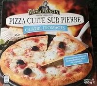 PIZZA CUITE SUR PIERRE QUATRE FROMAGES