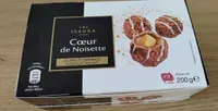 Cœur de noisette - Gaufrette enrobage chocolat au lait