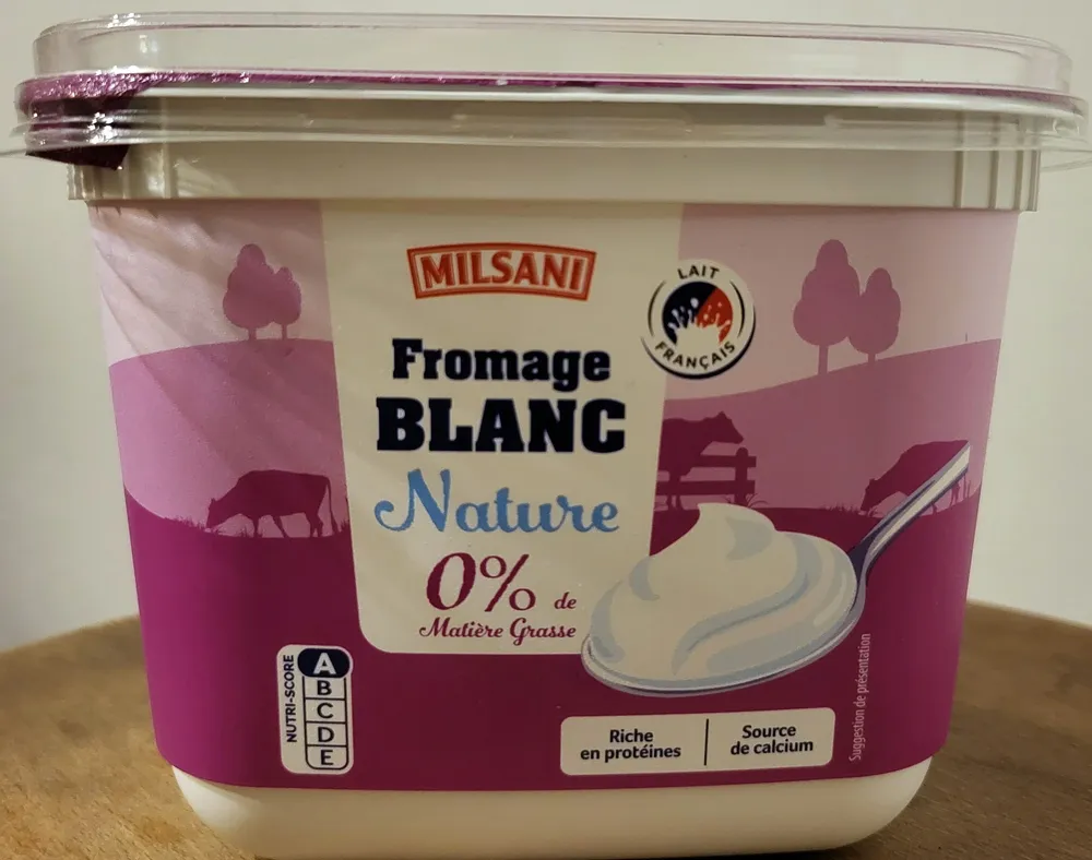 Fromage blanc nature 0% MG