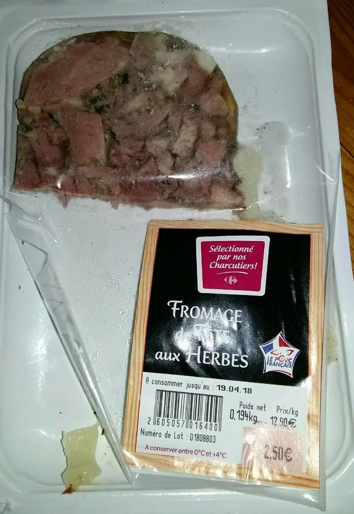 Fromage de tête aux herbes