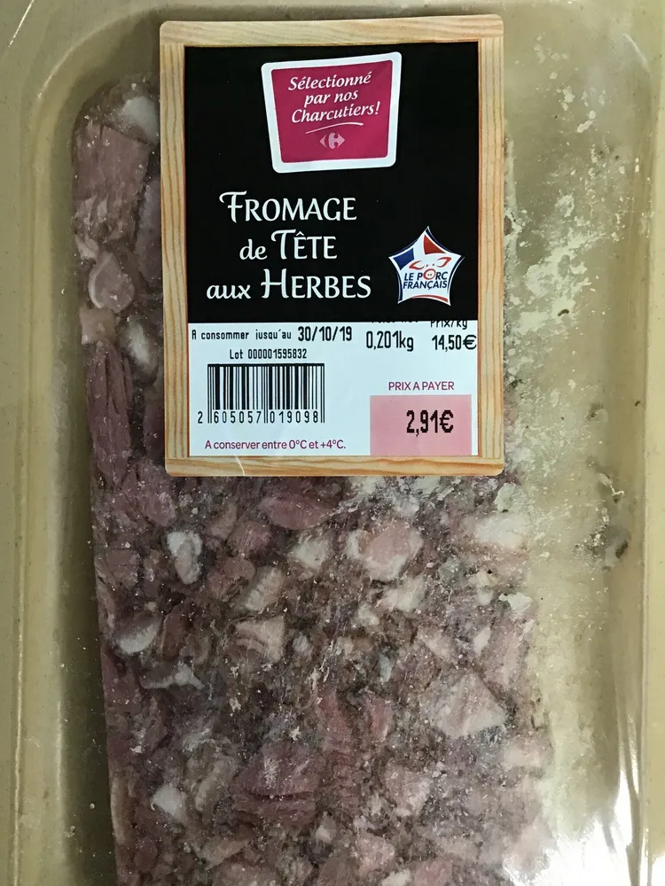 Fromage de tete aux herbes