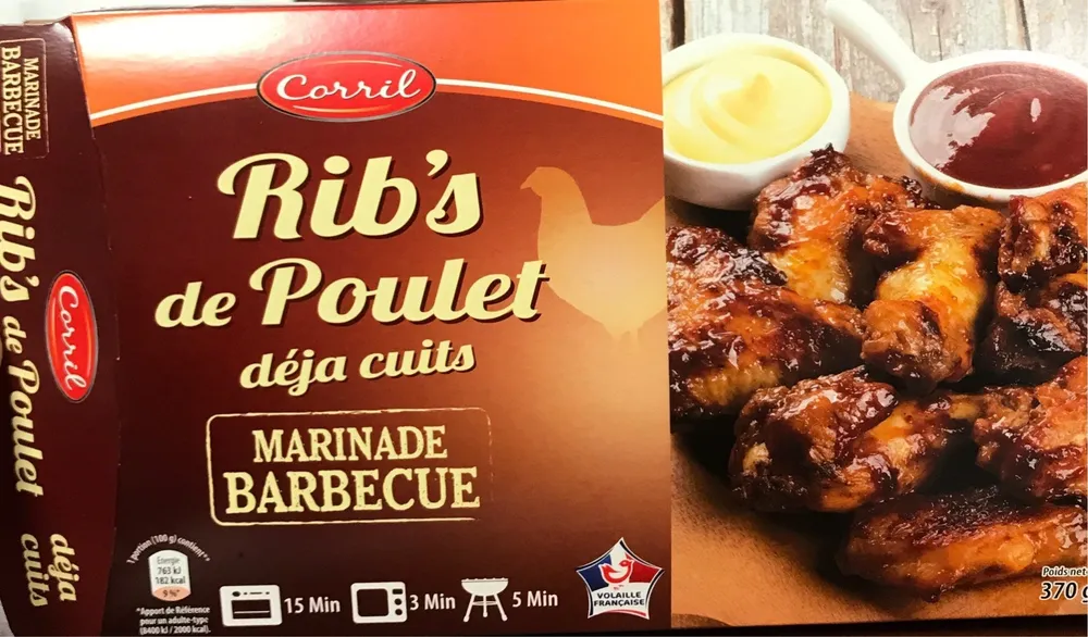 Rib's de poulet Marinade Barbecue