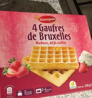 4 gaufres de bruxelles