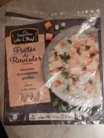 Poêlée de Ravioles Saumon et Courgettes grillées
