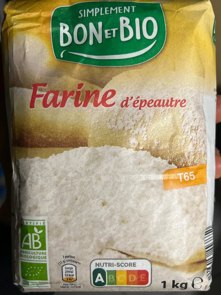 Farine d'épeautre intégrale T150