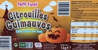 Citrouilles guimauves chocolat au lait