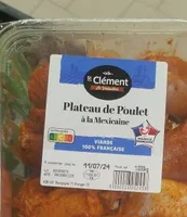 Plateau poulet a la mexicaine