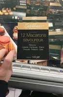 12 macarons savoureux - 6 variétés