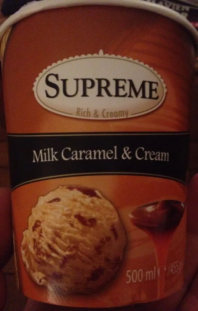 Creme glacé caramel