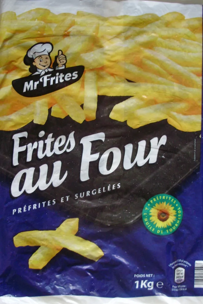 Frites au Four, Préfrites et Surgelées
