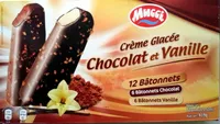 Crème glacée chocolat et vanille